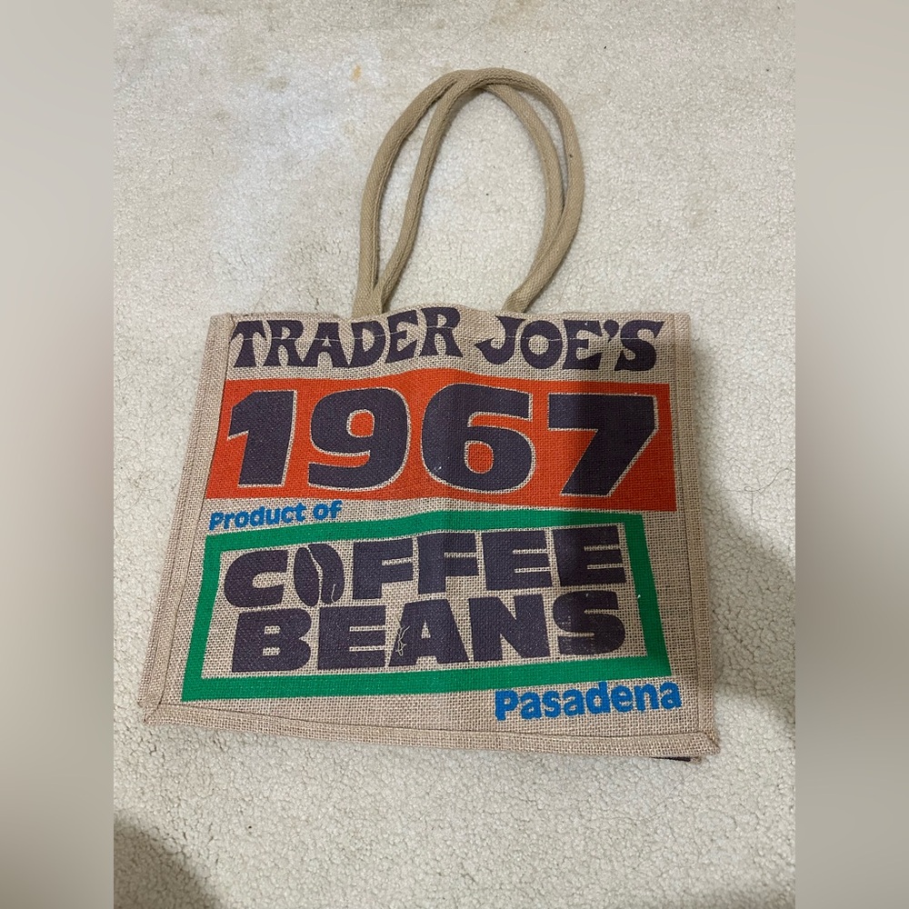 Trader Joe’s Coffee Beans Canvas Tote